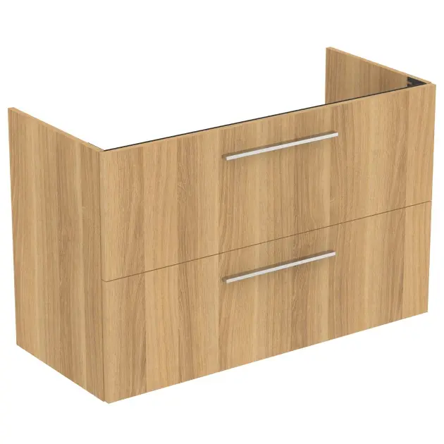 Levně Ideal Standard i.Life A - Skříňka pod umyvadlo, 100x44x63 cm, 2 zásuvky, dub T5257NX