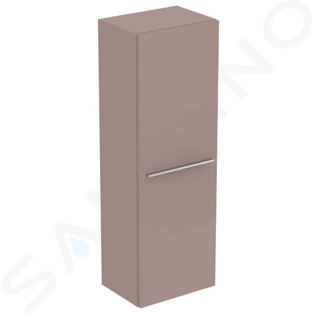 Ideal Standard i.Life A - Armario alto para baño 400x300x1200 mm, 1 puerta izquierda/derecha, beige mate T5261NH