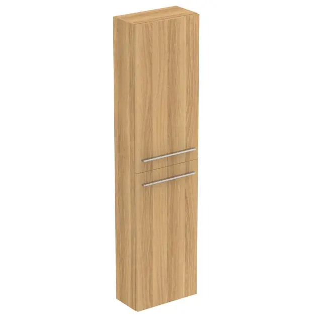 Levně Ideal Standard i.Life S - Vysoká skříňka 40x21x160 cm, 2 dvířka L/P, dub T5288NX
