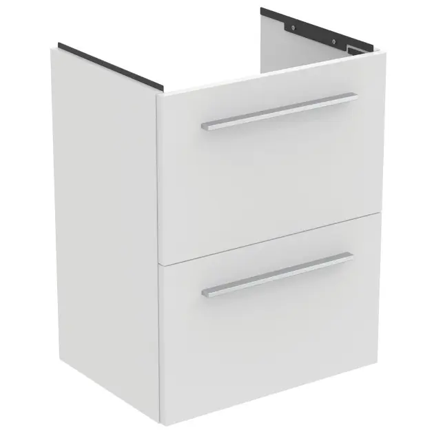 Levně Ideal Standard i.Life S - Skříňka pod umyvadlo, 50x38x63 cm, 2 zásuvky, matná bílá T5291DU
