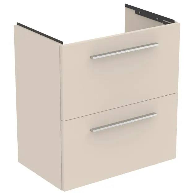 Levně Ideal Standard i.Life S - Skříňka pod umyvadlo, 60x38x63 cm, 2 zásuvky, matná písková T5293NF