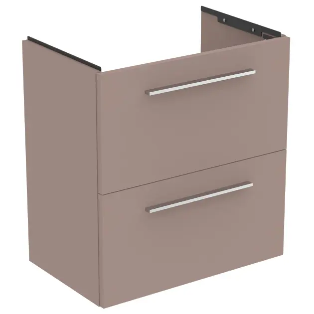 Levně Ideal Standard i.Life S - Skříňka pod umyvadlo, 60x38x63 cm, 2 zásuvky, matná béžová T5293NH