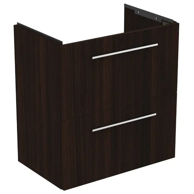 Levně Ideal Standard i.Life S - Skříňka pod umyvadlo, 60x38x63 cm, 2 zásuvky, kávový dub T5293NW