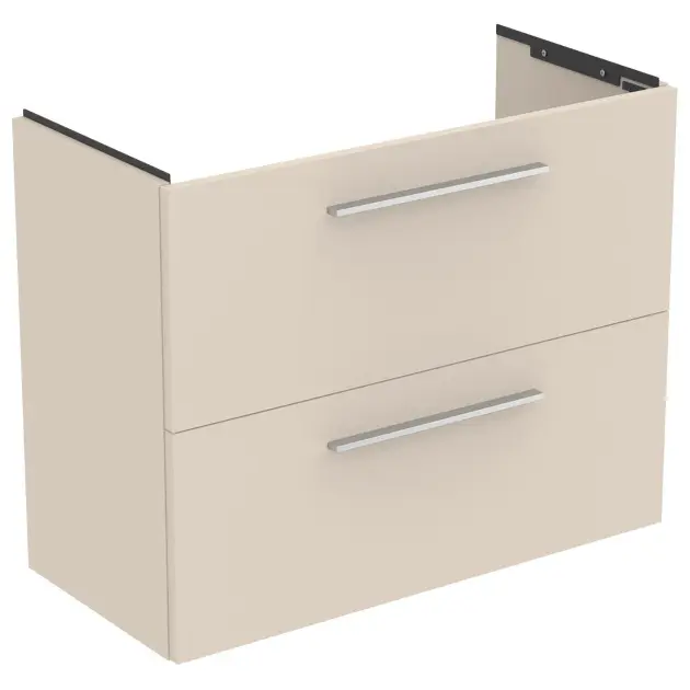 Levně Ideal Standard i.Life S - Skříňka pod umyvadlo, 80x38x63 cm, 2 zásuvky, matná písková T5295NF