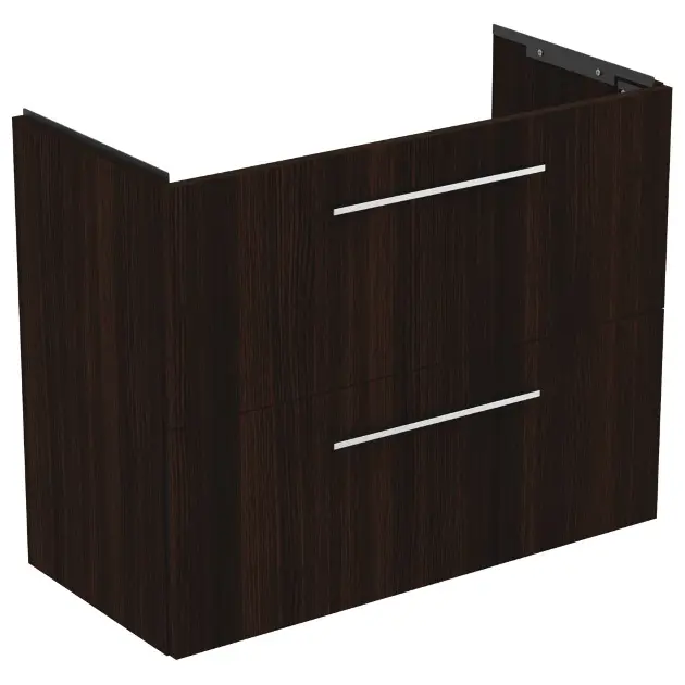 Levně Ideal Standard i.Life S - Skříňka pod umyvadlo, 80x38x63 cm, 2 zásuvky, kávový dub T5295NW