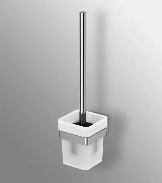 Ideal Standard IOM Square - Brosse WC avec support, chrome E2195AA