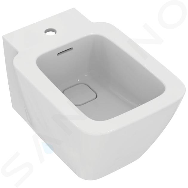 Ideal Standard Strada II - Závěsný bidet, 360x540 mm, s přepadem, otvor pro baterii, bílá T456801