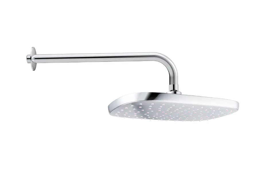 kielle Vega - Hlavová sprcha 290, 1 proud, sprchové rameno 35 cm, chrom/bílá 20118SE0