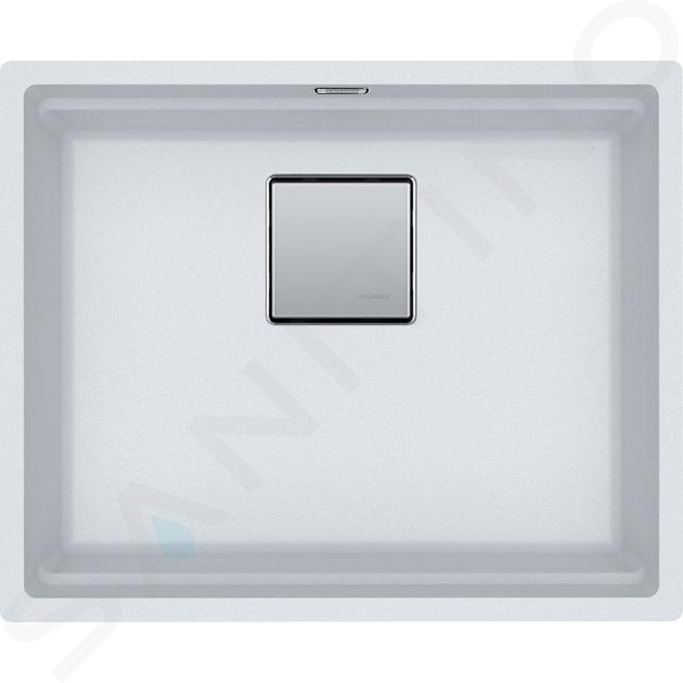 Franke Kubus 2 - Évier en fragranit KNG 110-52, 56x46 cm, blanc artic 125.0641.421