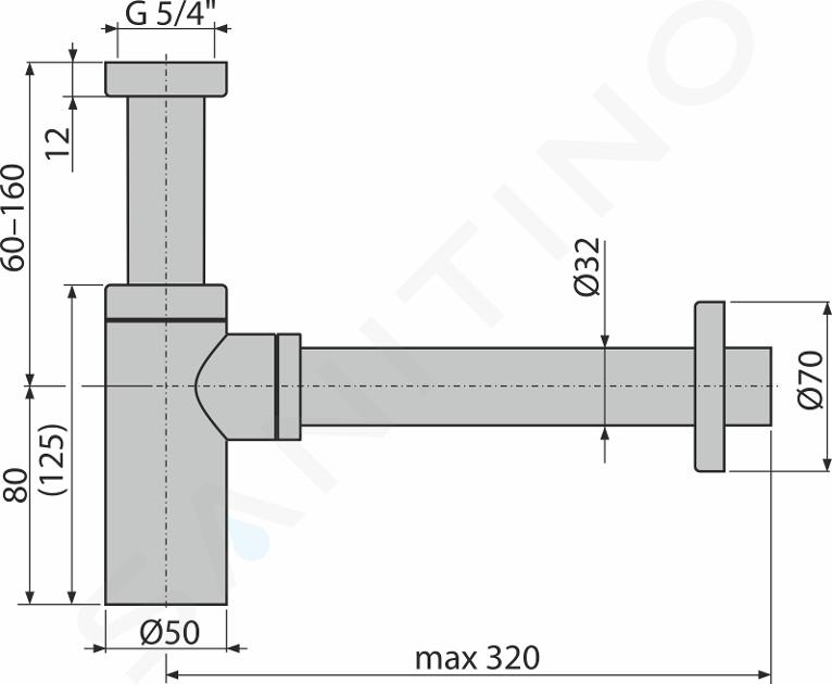 Sifon lavabo diámetro 40 – 💦 WaterOut