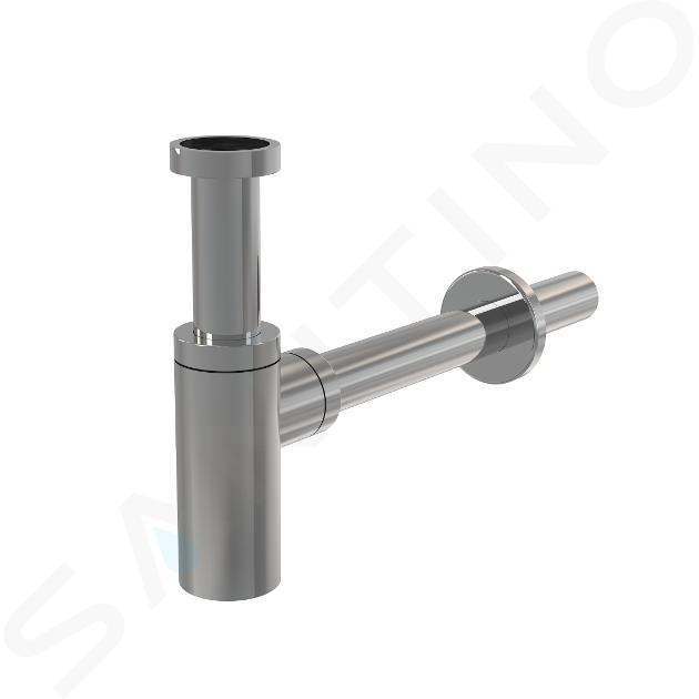 kielle Siphons - Siphon pour lavabo, diamètre 32 mm, ronde, métal 30901010