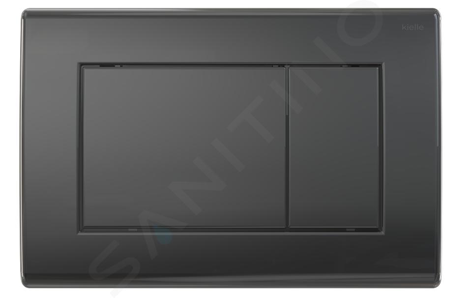 kielle Gemini III - Flush plate, matte black 70208040