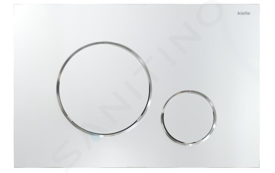 kielle Gemini II - Flush plate, polished chrome 70207000