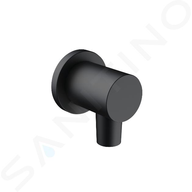 Kludi Nova Fonte - Codo de pared, negro mate 2054339-15