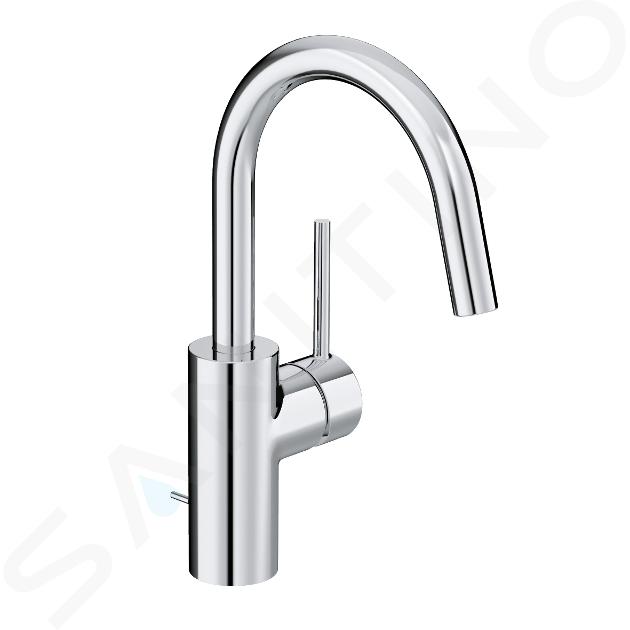 Kludi Bozz - Miscelatore da lavabo, con sistema di scarico, cromo 380270576