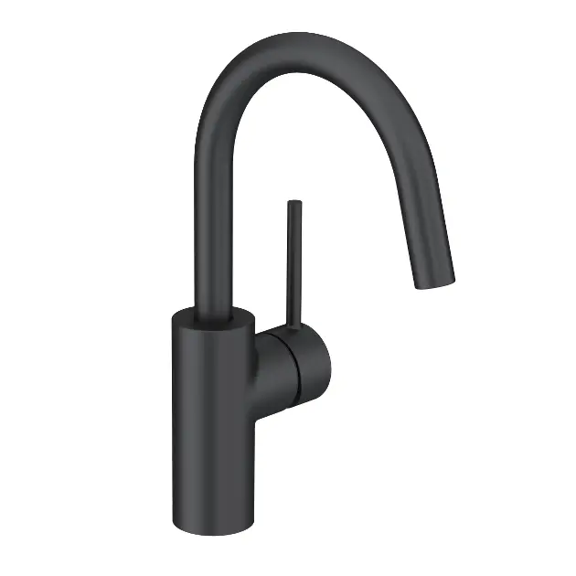 Kludi Bozz - Grifo de lavabo, negro mate 380283976