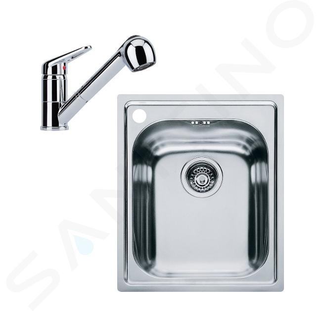 Franke Colonnes - Ensemble de cuisine N69, AMX 610 et FC 9547.031, inox / chrome 101.0508.438