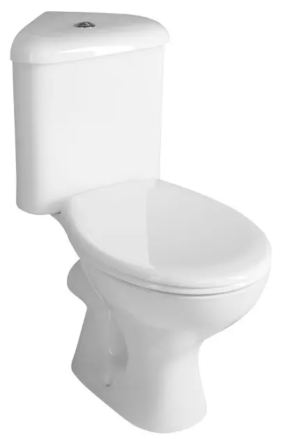 Aqualine - Моноблок Clifton, ъглов, задно оттичане, бял FS1PK
