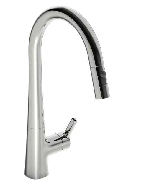 Hansa Designo - Drezová batéria s výsuvnou spŕškou, chróm 51362283