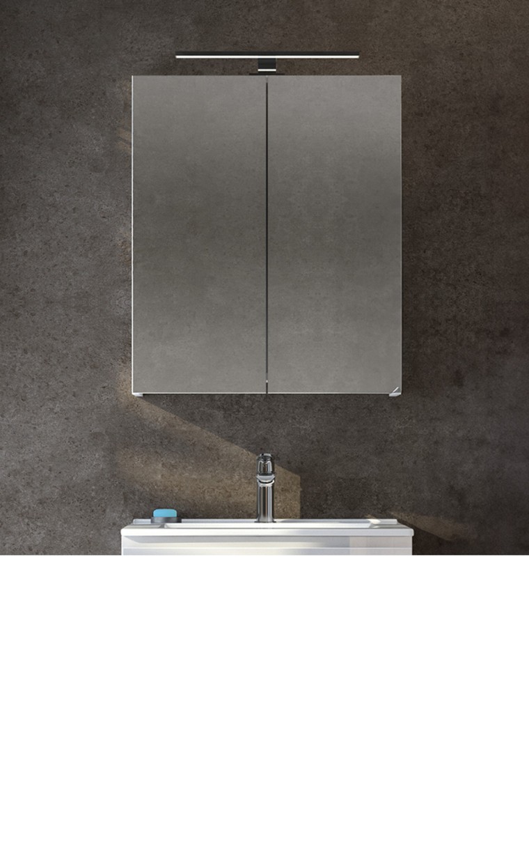 NEO armoire de toilette avec éclairage LED et prise - 100cm - 3 portes