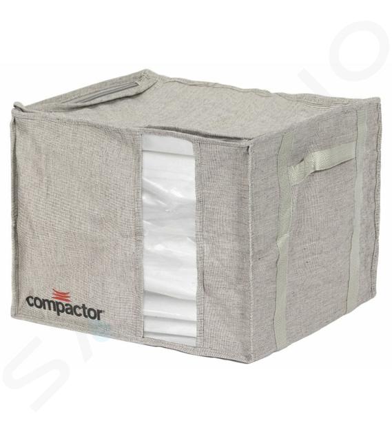 Compactor Cajas de almacenamiento - Caja de almacenamiento al vacío con funda, 125 l, gris RAN10118