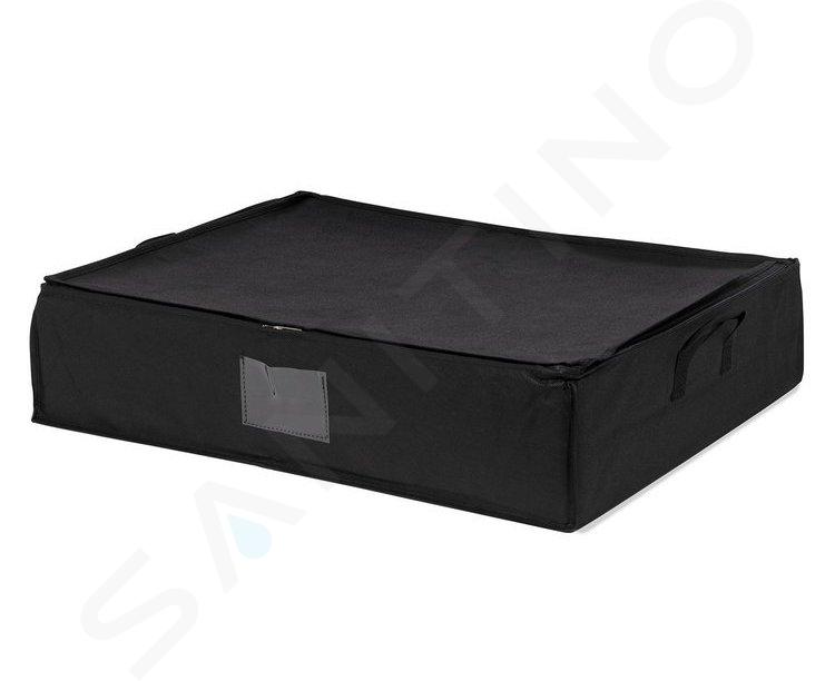Compactor Tároló dobozok - Vákuumos tárolódoboz, 145 l, fekete, hüvelyes RAN4423