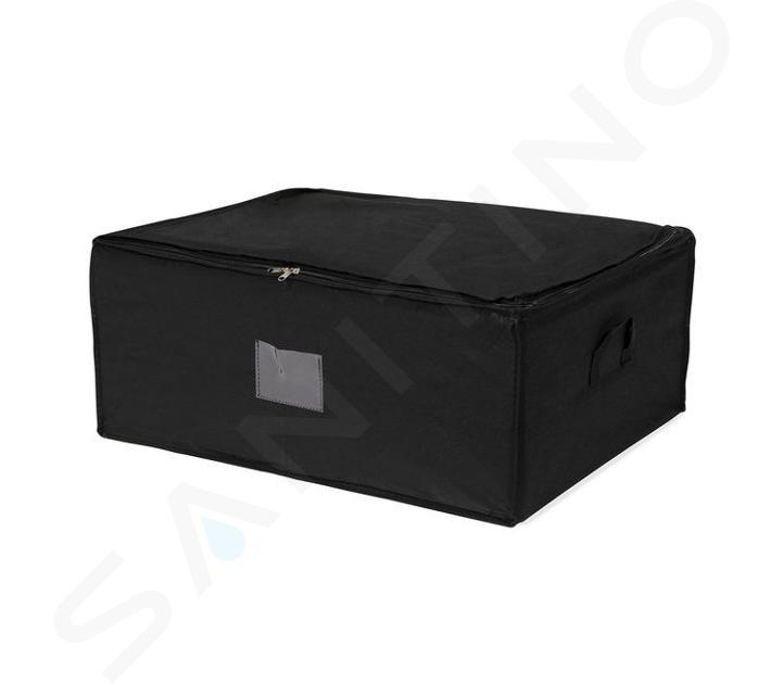Compactor Tároló dobozok - Vákuumos tárolódoboz, 210 l, fekete, hüvelyes RAN4422