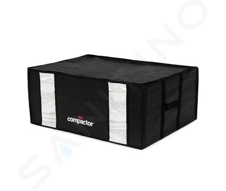 Compactor Cajas de almacenamiento - Caja de almacenamiento al vacío con funda, 210 l, negra RAN8943