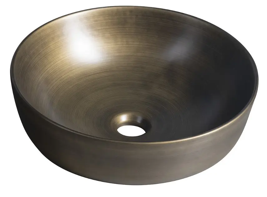 Sapho Priori - Umyvadlová mísa, průměr 42 cm, bronz PI032