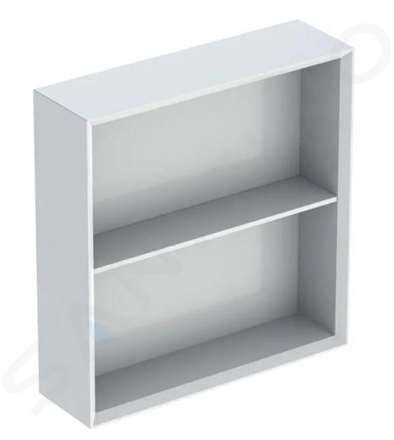 Geberit iCon - Armario lateral 450x467x132 mm, abierto, blanco brillante 502.323.01.1