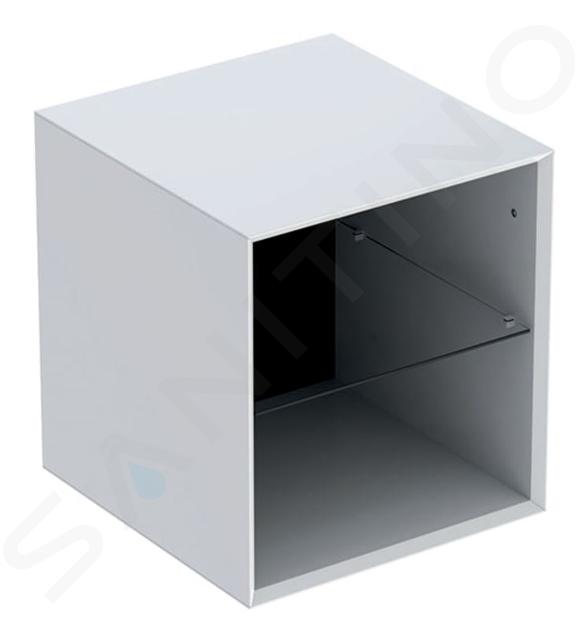 Geberit ONE - Seitenschrank, 450x492x470 mm, offen, weiß glänzend 505.079.00.1