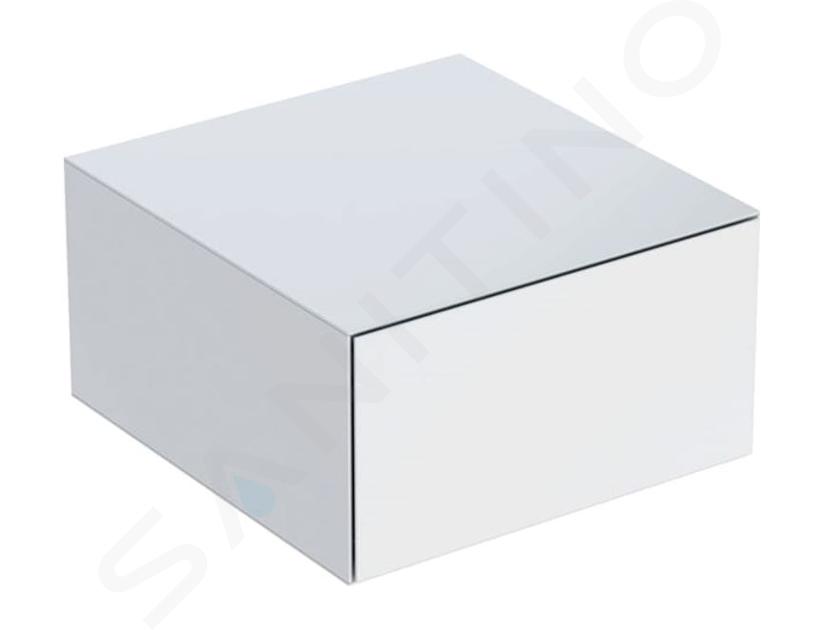 Geberit ONE - Mobiletto laterale, 450x245x470 mm, 1 cassetto, bianco lucido 505.078.00.1