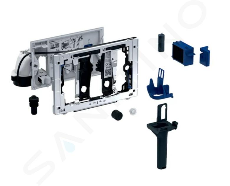 Geberit Zubehör - Modul für Geruchsabsaugung DuoFresh, manuelle Bedienung, für Unterputzspülkasten Sigma 8 cm, Anthrazit 115.052.BZ.2