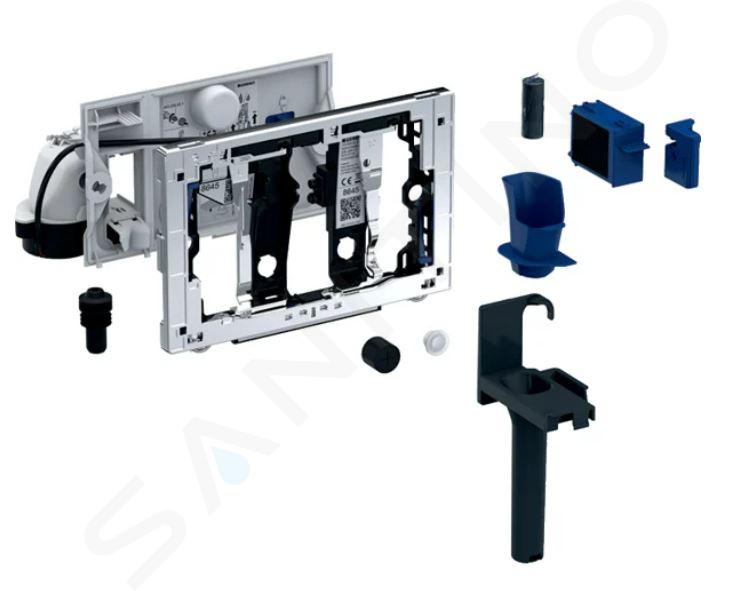 Geberit Zubehör - Modul für Geruchsabsaugung DuoFresh, manuelle Bedienung, für Unterputzspülkaste Sigma 12 cm, verchromt 115.051.21.2