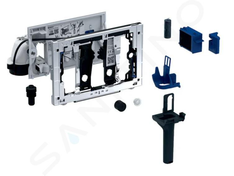 Geberit Accessori - Unitá di aspirazione cattivi odori DuoFresh, azionamento manuale, per cassette di risciacquo Sigma 8 cm, antracite 115.053.BZ.2