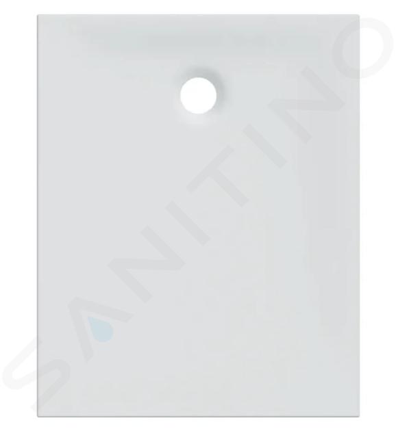 Geberit Nemea - Piatto doccia 100x80 cm, antiscivolo, bianco opaco 550.593.00.1