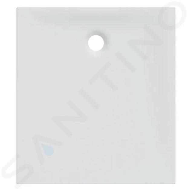 Geberit Nemea - Vierkante douchebak 100x90 cm, anti-slip, mat wit 550.594.00.1