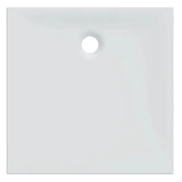 Geberit Nemea - Receveur de douche 900x900 mm, antidérapant, blanc mat 550.591.00.1