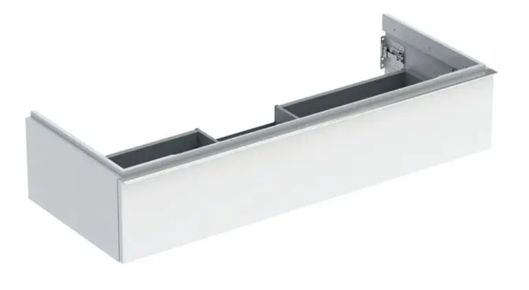 Geberit iCon - Wastafelonderkast 118x25x48 cm, 1 lade, glanzend wit 502.313.01.2