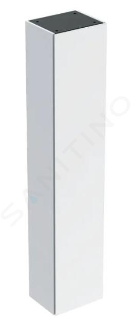 Geberit iCon - Mobiletto alto 180x36x29 cm, 1 anta, cardini a sx/dx, bianco lucido 502.316.01.1