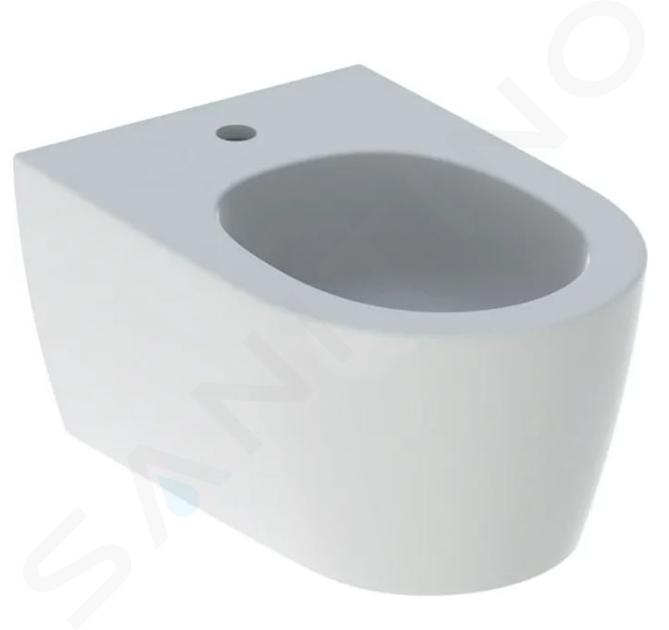 Geberit ONE - Závěsný bidet, 540x370 mm, skrytý přepad, otvor pro baterii, KeraTect, bílá 500.690.01.1