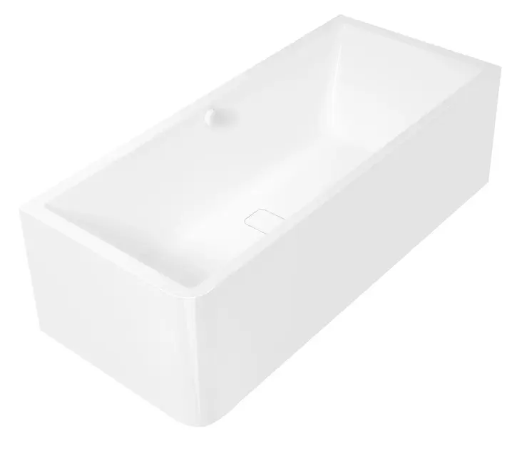 Polysan Monolith - Badewanne Marlene Curve R, 175x75x63 cm, weiß 72034MCR