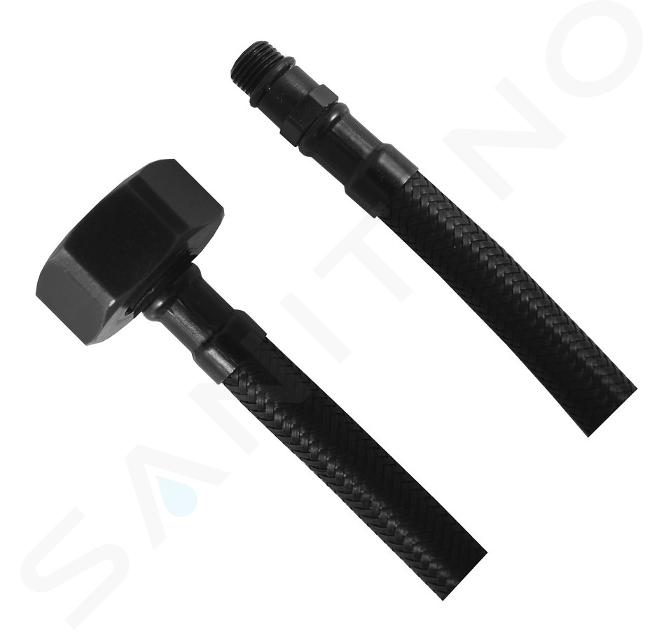 Sapho Accessoires - Flexibler Schlauch 350 mm, schwarz 33416
