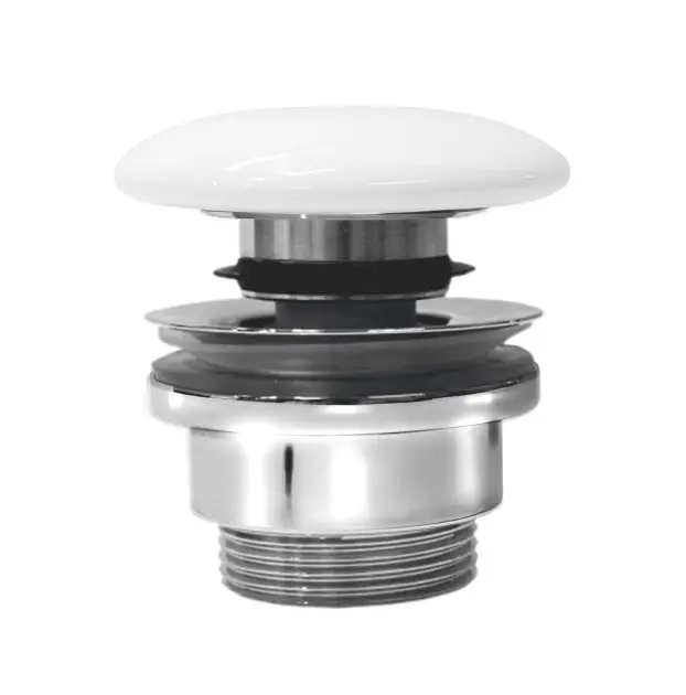 Sapho GSI - Håndvaskafløb, ClickClack, hvid PCS11