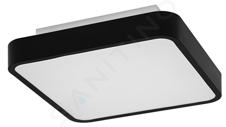 Sapho Ledvance - Luminaire à LED Orbis Backlight, 350x350 mm, 28W, dimmable, noir AC314100055