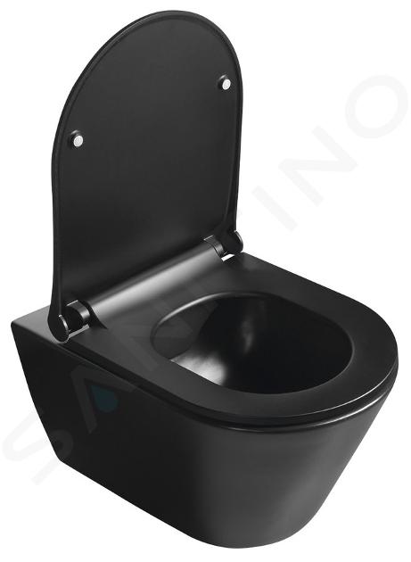 Set rubinetteria nero opaco completa per lavabo bidet e vasca serie Paco