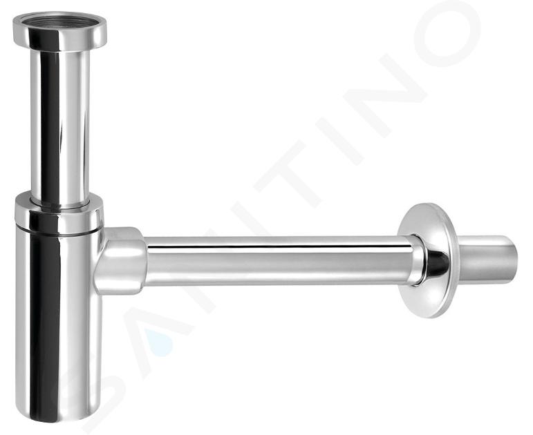 Sapho Sifones - Sifón para lavabo 1 1/4, desagüe 32 mm, cromo SI511