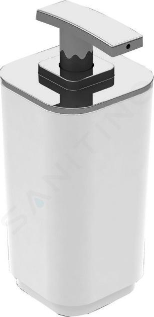 Sapho Gedy Seventy - Staande zeepdispenser, wit/chroom 638222