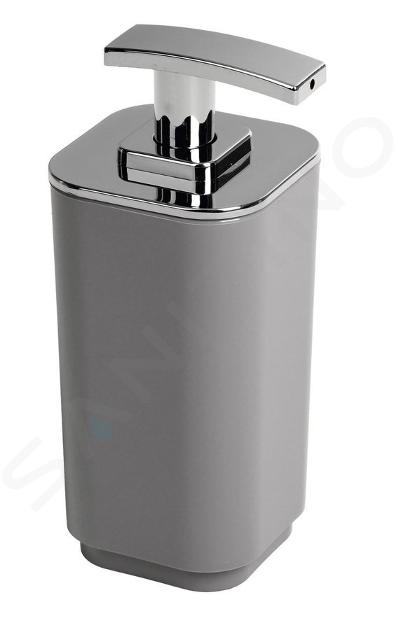 Sapho Gedy Seventy - Staande zeepdispenser, grijs/chroom 638208