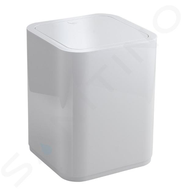 Sapho Gedy Seventy - Poubelle 8 L, blanc 630922